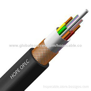 2.5mm Copper Wire Assembly, Non-metal Strength Member, Filler Protect Loose Tube Fiber, OPLC Cable